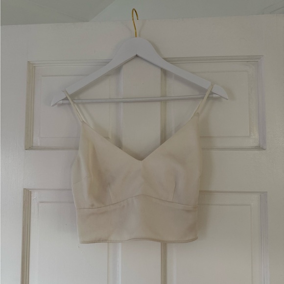 Abercrombie & Fitch Cream Cami Top - Picture 1 of 3